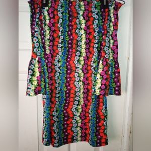 Trina Turk XS Floral Flower power style  Top/Blouse/Shirt